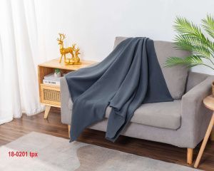 Плед  флис диз. 18-0201 Графитовый