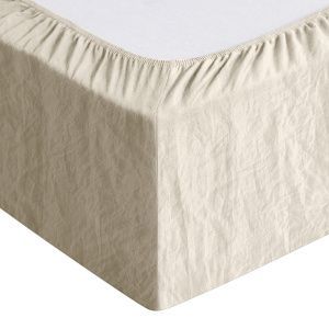 Простыня на резинке мятка цвет: 12-0000 Слоновая кость 2