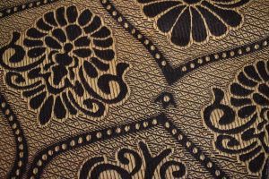 Покрывало гобеленовое двухцветное диз. № JB-030 т.коричневый