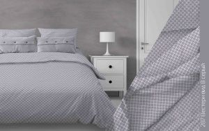 КПБ Бязь "Бояртекс" диз. № 287 Вестерн, 8 Вид, серый (L)