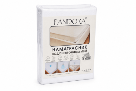 Наматрасник водонепроницаемый ТМ Pandora / борт 30/ 140х200х30