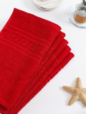 Полотенце махровое, г/к, 50х90, арт. ВТ 50-90Г, 380 гр/м2, цвет: 109-красный