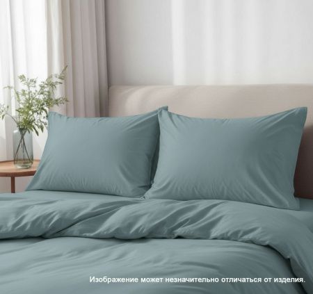 Набор: 2 наволочки поплин гл/кр 50х70 цвет: Дельфин