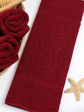 Полотенце махровое, г/к, 50х70, арт. S 50-70 BS, 450 гр/м2, цвет: 945-бордовый