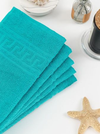 Полотенце махровое, г/к, 50х90, арт. ВТ 50-90Г, 380 гр/м2, цвет: 504-сине-зеленый